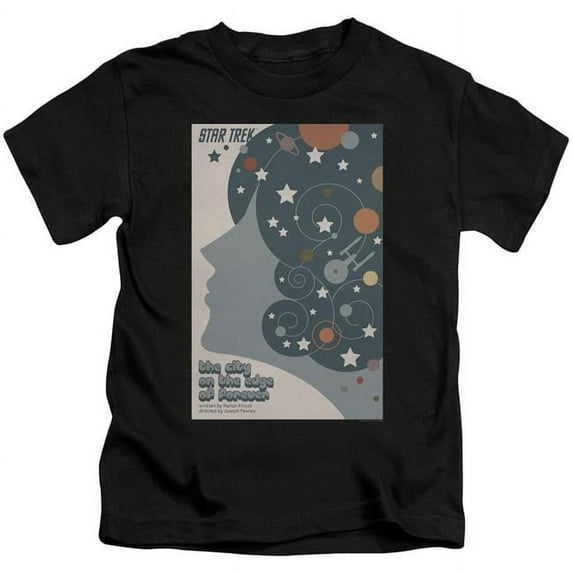Trevco CBS1965B-KT-1 Star Trek & TOS Episode 28 Juvenile 18-1 Short Sleeve T-Shirt, Black - Small - 4