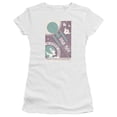 thumbnail image 1 of Trevco  Star Trek & TOS Episode 57 Juniors Sheer Cap Short Sleeve T-Shirt, White - 2X, 1 of 1
