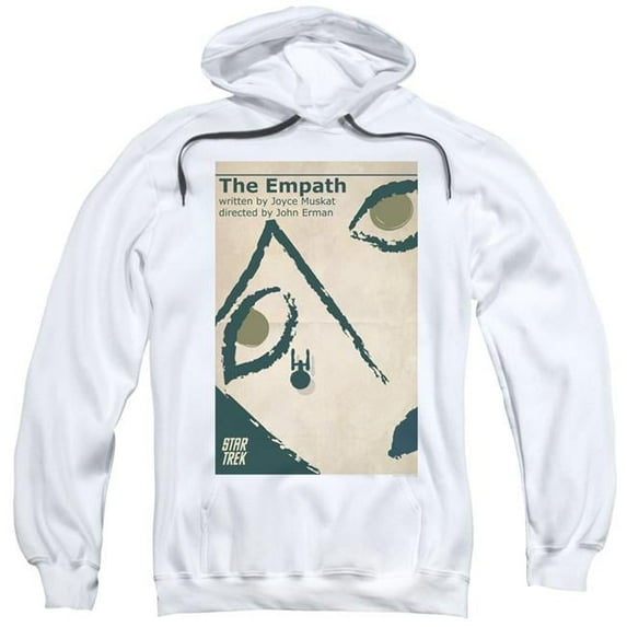 Trevco Star Trek & TOS Episode 67 Adult Pull-Over Hoodie, White - 3X