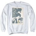 thumbnail image 1 of Trevco  Star Trek & TOS Episode 7 Adult Crewneck Sweatshirt, White - Medium, 1 of 1