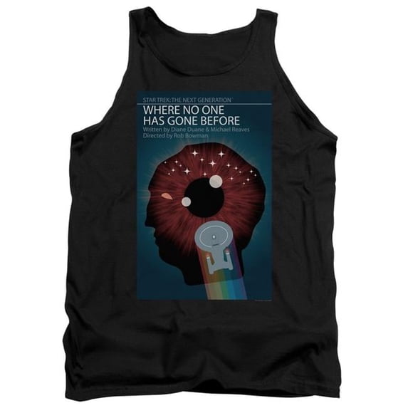 Trevco Star Trek & Tng Season 1 Episode 6 Adult Cotton Tank Top, Black - Medium