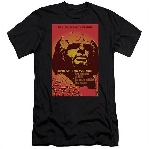 Trevco Star Trek & Tng Season 3 Episode 17 Short Sleeve Adult Cotton 30-1 T-Shirt, Black - Medium