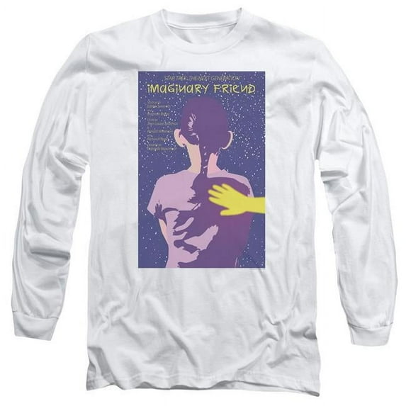 Trevco CBS2138-AL-6 Star Trek & Tng Season 5 Episode 22 Long Sleeve Adult Cotton 18-1 T-Shirt, White - 3X