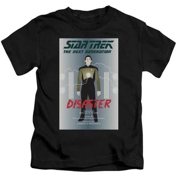 Trevco CBS2121B-KT-3 Star Trek & Tng Season 5 Episode 5 Short Sleeve Juvenile Cotton 18-1 T-Shirt, Black - Large 7