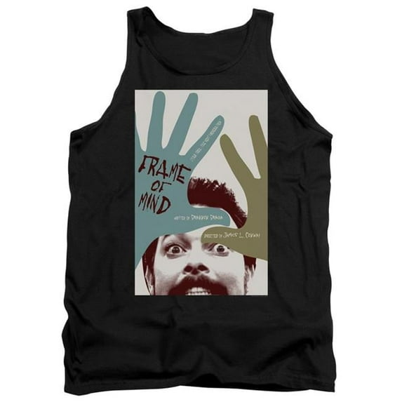 Trevco CBS2162B-TK-2 Star Trek & Tng Season 6 Episode 21 Adult Cotton Tank Top, Black - Medium