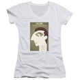 thumbnail image 1 of Trevco  Star Trek & Tng Season 7 Episode 16 Junior V-Neck Cotton T-Shirt, White - Small, 1 of 1