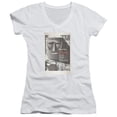 thumbnail image 1 of Trevco  Star Trek & Tos Episode 13 Junior V-Neck Cotton T-Shirt, White - Extra Large, 1 of 1