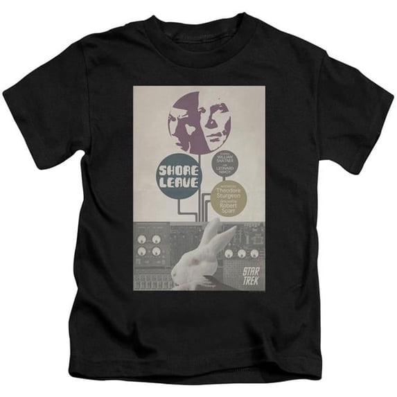 Trevco Star Trek & Tos Episode 15 Short Sleeve Juvenile Cotton 18-1 T-Shirt, Black - Small - 4