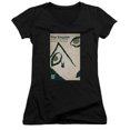 thumbnail image 1 of Trevco  Star Trek & Tos Episode 67 Junior Sheer Cap Sleeve Cotton V-Neck T-Shirt, Black - Small, 1 of 1