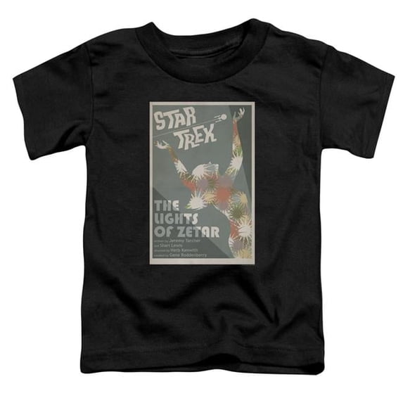 Trevco Star Trek & Tos Episode 73 Short Sleeve Cotton Toddler T-Shirt, Black - Large - 4 Toddler