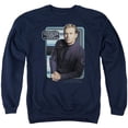 thumbnail image 1 of Trevco  Star Trek & Trip Tucker Adult Cotton & Polyster Crewneck Sweatshirt, Navy - 2X, 1 of 1