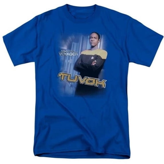 Trevco Star Trek-Tuvok 18-1 Tee - Royal- Medium