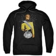 thumbnail image 1 of Trevco  Star Trek & Worf 30 Adult Cotton & Polyster Pull-Over Hoodie, Black - 5X, 1 of 1