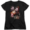 thumbnail image 1 of Trevco  Star Trek and Mirror Riker Womens Short Sleeve T-Shirt - Black - Medium, 1 of 1
