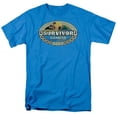 thumbnail image 1 of Trevco Survivor-Samoa Logo - Short Sleeve Adult 18-1 Tee - Turquoise- Large, 1 of 1
