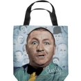 thumbnail image 1 of Three Stooges Curly Heads Grocery Tote White, 1 of 2