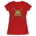 thumbnail image 1 of Trevco  Teenage Mutant Ninja Turtles & Raphael Since 1984 Short Sleeve Junior Sheer T-Shirt, Red - Small, 1 of 1