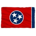 thumbnail image 1 of Trevco Tennessee Flag Fleece Blanket (36x58), 1 of 3
