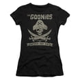 thumbnail image 1 of Trevco  The Goonies & Never Say Die Short Sleeve Junior Sheer T-Shirt, Black - Medium, 1 of 1