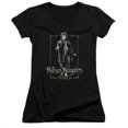 thumbnail image 1 of Trevco The Hobbit-Bilbo Stare Junior V-Neck Tee- Black - XL, 1 of 1
