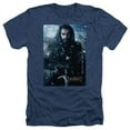 thumbnail image 1 of Trevco The Hobbit-Thorin Poster Adult Heather Tee- Navy - XL, 1 of 1