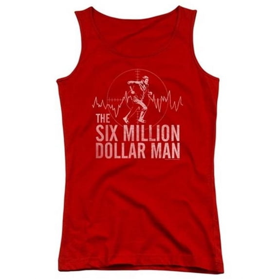 Trevco Tsmdm-Target Juniors Tank Top, Red - XL