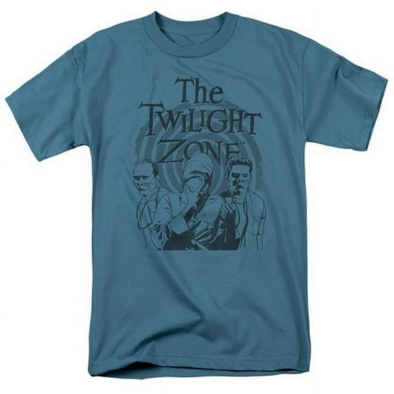 Trevco Twilight Zone-Beholder - Short Sleeve Adult 18-1 Tee - Slate- Extra Large