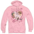 thumbnail image 1 of Trevco  UNI368-AFTH-6 Breakfast Club & Lipstick Adult Pullover Hoodie, Pink - 3X, 1 of 1