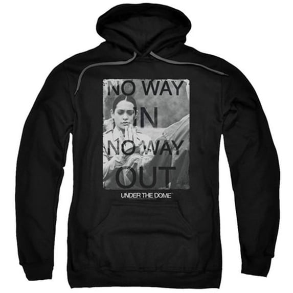 Trevco Under The Dome-Trapped - Adult Pull-Over Hoodie - Black- Small