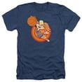 thumbnail image 1 of Trevco WBM1602-HA-3 Space Jam 2 & Lola Slam-Adult Heather T-Shirt, Navy - Large, 1 of 1