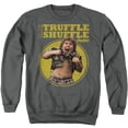 thumbnail image 1 of Trevco WBM788-AS-6 The Goonies & Chunk Truffle Shuffle-Adult Crewneck Sweatshirt, Charcoal - 3X, 1 of 1
