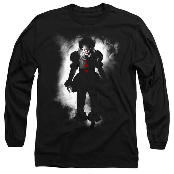 Trevco WBM867-AL-2 It & Floater Adult Long Sleeve 18-1 T-Shirt, Black - Medium