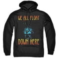 thumbnail image 1 of Trevco  WBM869-AFTH-4 It & We All Float Down Here Adult Pull Over Hoodie, Black - Extra Large, 1 of 1