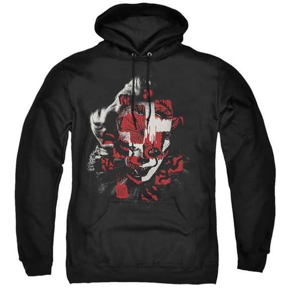 Trevco WBM874-AFTH-1 It 2 Come Back & Play Adult Pull Over Hoodie, Black - Small