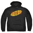 thumbnail image 1 of Trevco WBT1213-AFTH-5 Seinfeld & Seinfeld Logo-Adult Pull-Over Hoodie, Black - 2X, 1 of 1
