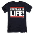 thumbnail image 1 of Trevco WBT1280-PSF-5 Ted Lasso & Football Is Life-HBO Short Sleeve Adult 30-1 T-Shirt, Navy - 2X, 1 of 1
