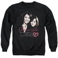 thumbnail image 1 of Trevco WBT248-AS-2 Gilmore Girls & Title-Adult Crewneck Sweatshirt, Black - Medium, 1 of 1