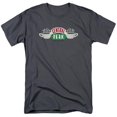 thumbnail image 1 of Trevco  WBT335B-AT-5 Friends & Central Perk Logo Regular Fit Short Sleeve Adult 18 by 1 T-Shirt, Charcoal - 2X, 1 of 1