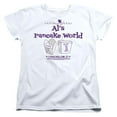 thumbnail image 1 of Trevco WBT518-WT-1 Gilmore Girls & ALS Pancake World Short Sleeve Women T-Shirt, White - Small, 1 of 1