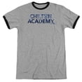 thumbnail image 1 of Trevco WBT520-AR-1 Gilmore Girls & Chilton Academy-Adult Ringer T-Shirt, Heather & Black - Small, 1 of 1