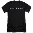 thumbnail image 1 of Trevco  WBT665B-SF-4 Friends & Logo Slim Fit Short Sleeve Adult 30 by 1 T-Shirt, Black - Extra Large, 1 of 1