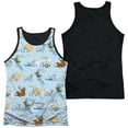 thumbnail image 1 of Trevco WBT996-TKBB-5 Pinky & the Brain - Experiments Adult Polyster Tank Top with Black Back, White - 2X, 1 of 1