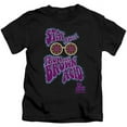 thumbnail image 1 of Trevco  WOOD144-KT-1 Woodstock the Brown Acid Print Juvenile 18 by 1 Short Sleeve T-Shirt, Black - Small, 4, 1 of 1