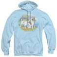 thumbnail image 1 of Trevco  WW141-AFTH-5 Wildlife & Jack By Water Adult Pull Over Hoodie, Light Blue - 2X, 1 of 1