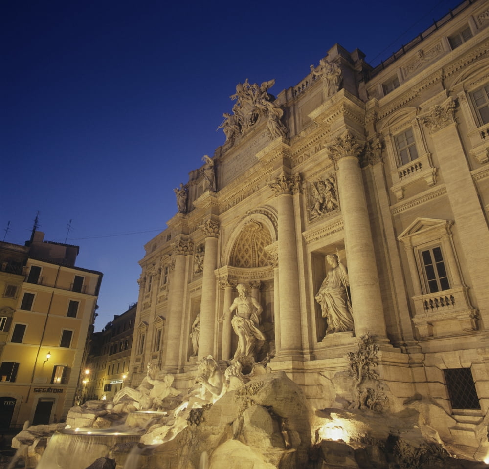 Trevi Fountain Canvas Art - (24 x 18)