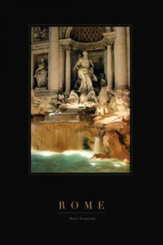 Trevi Fountain II Canvas Art - John Warren (24 x 36)