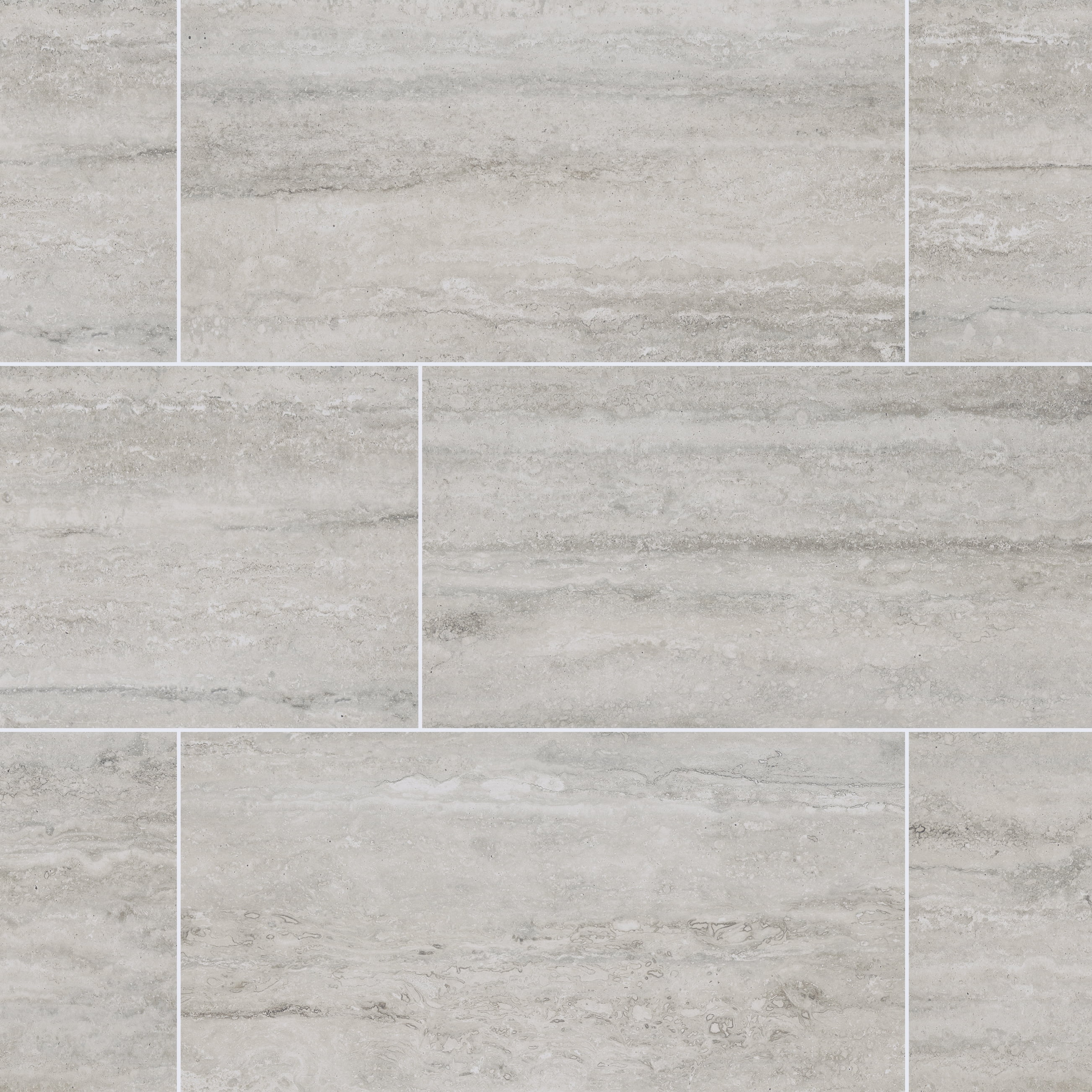 Trevi Gray 12x24 Matte Glazed Porcelain Floor and Wall Tile