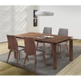 thumbnail image 1 of Treviso & Archie Mid-Century Walnut Wood 5 Piece Dining Set, 1 of 1