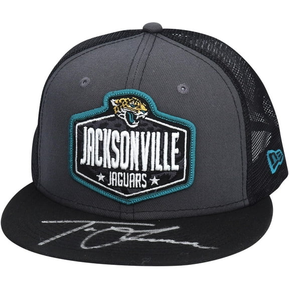 Trevor Lawrence Jacksonville Jaguars Autographed New Era 2021 NFL Draft Trucker Cap - Fanatics Authentic Certified