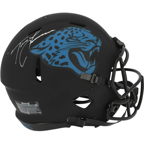 Trevor Lawrence Jacksonville Jaguars Autographed Riddell Lunar Eclipse Alternate Speed Authentic Black Helmet